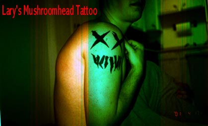 Lary's Mushroomhead tattoo